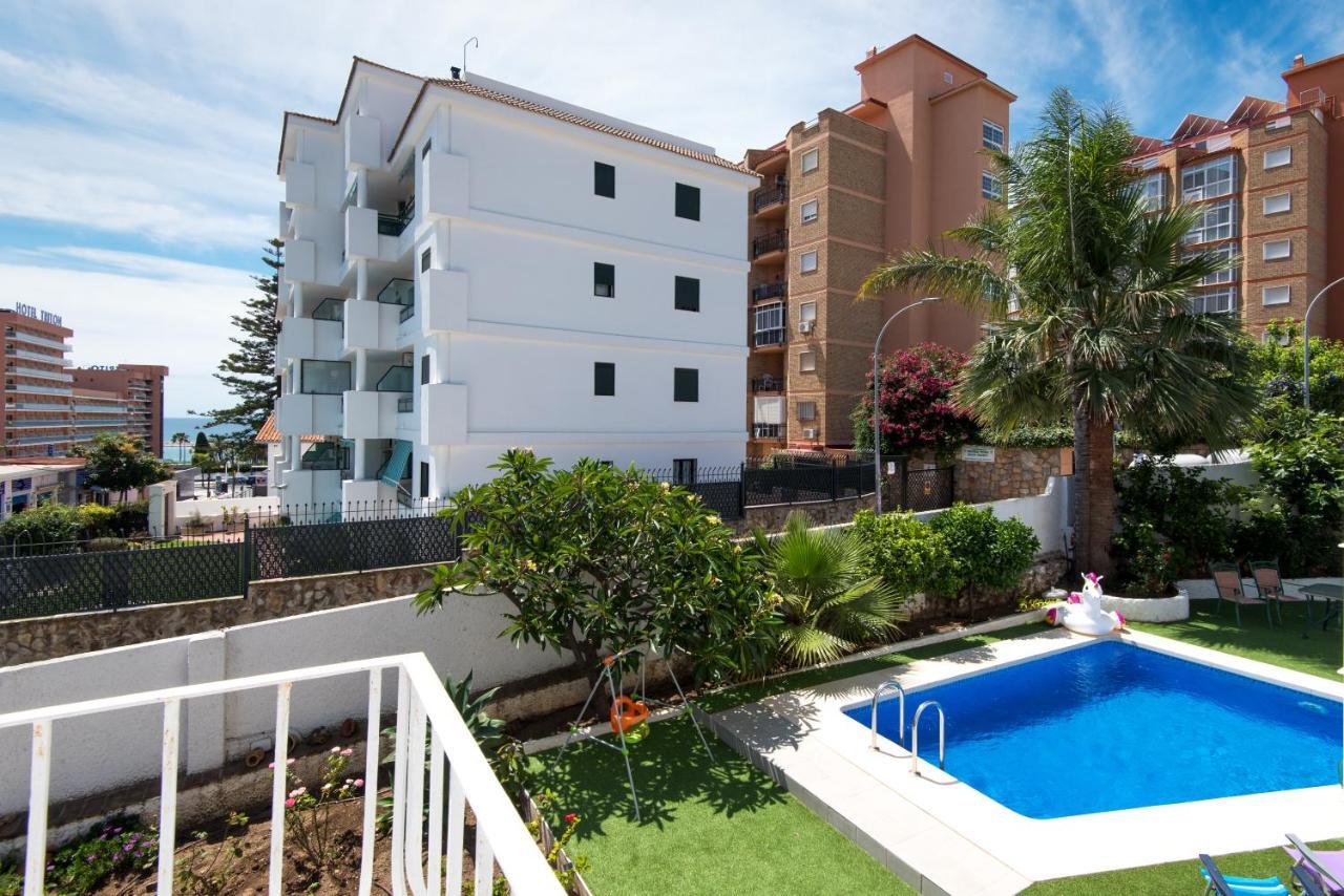 Villa Palm Beach Marina Benalmadena 3 Min Walking From The Sea Eksteriør billede