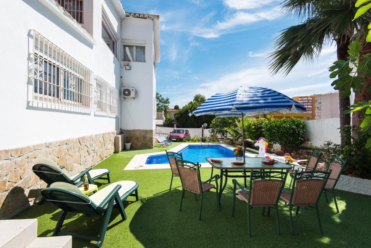 Villa Palm Beach Marina Benalmadena 3 Min Walking From The Sea Eksteriør billede